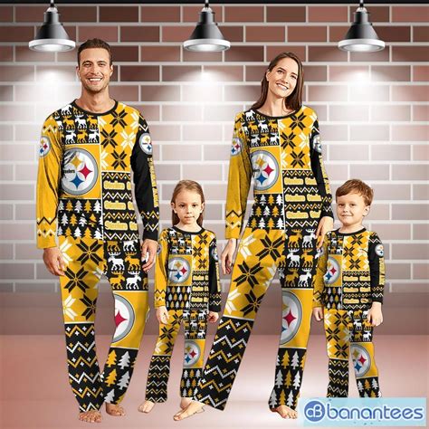 Pittsburgh Steelers Pajamas Christmas Gift For Family AZCPYZAM123 ...