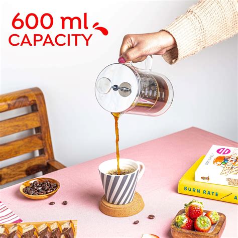 Buy Sipologie Glasriket Double Walled Coffee Press, 600ml