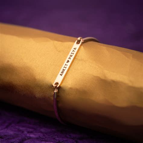 Chic Gold Name Strip Bracelet for Women – Zoci Voci