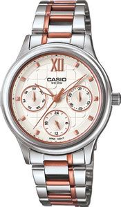 CASIO LTP-E306RG-7AVDF Enticer Lady's ( LTP-E306RG-7AVDF ) Analog Watch ...