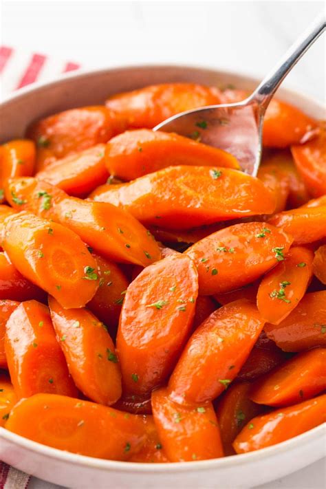 Brown Sugar Glazed Carrots - Little Sunny Kitchen
