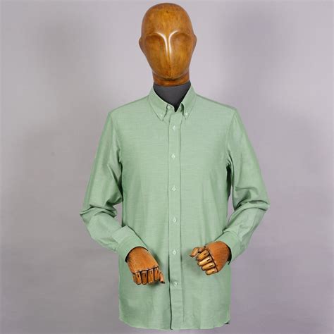 NOTA Long Sleeve Button Down Shirt - Sage - NOTA4302