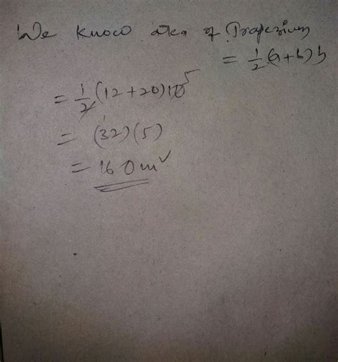 find the area in square metres of a Trapezium whose base and altitude ...