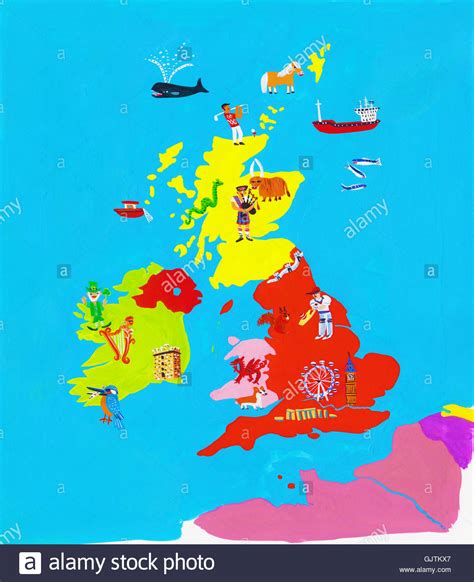 British Isles Map Stock Photos & British Isles Map Stock Images - Alamy
