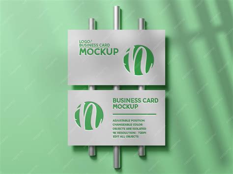 Premium PSD | Business card and logo mockup with silver and golden texture