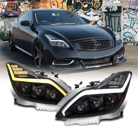 Amazon.com: AKKON - For 2008-2015 G37 / Q60 Coupe [FULL LED Low/High ...