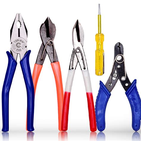 Toolwin Combo Set Of 5pcs Combination Plier 8 inch Steel Cutter Bagula ...