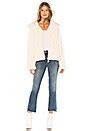 Free People Dazed High Neck Pullover Jacket in Ivory | REVOLVE
