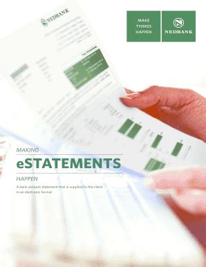 Fillable Online A bank account statement that is supplied to the client ...