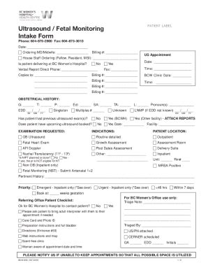 Image result for Fetal Fibronectin Log Form