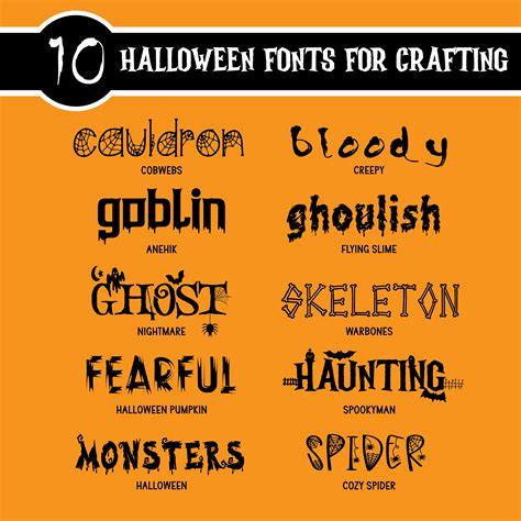 Halloween Fonts Microsoft Word