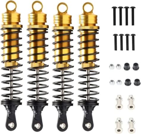 Aluminum 140mm rc shocks,Oil Adjustable RC Damper Set with Springs for ...