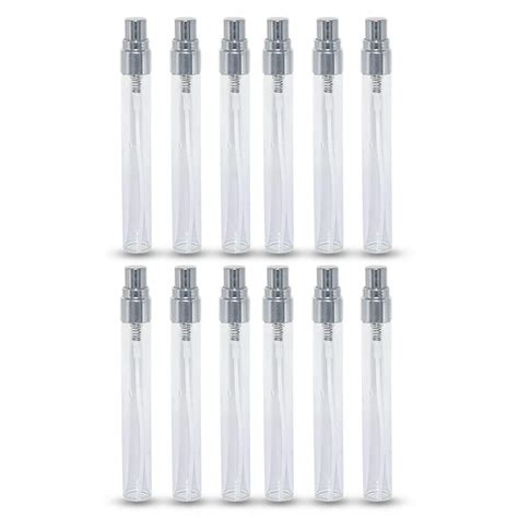 Buy Hunky Dory 12pcs 10ml Transparent Empty Glass Pen Spray Bottle ...