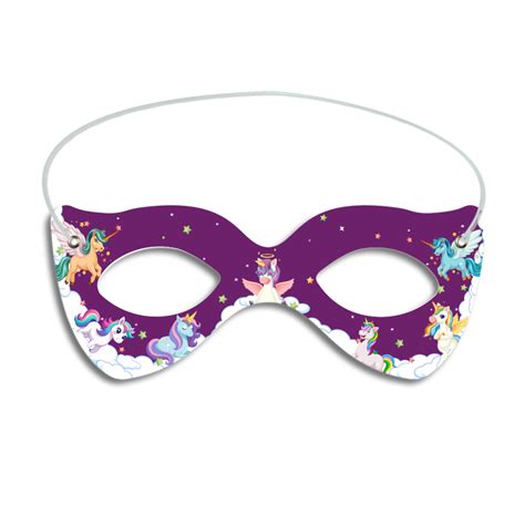 Unicorn Theme Birthday Mask | Premium Party Masks Online at ZBox.in