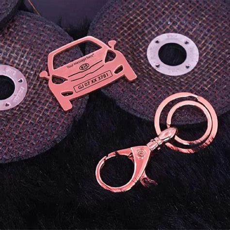 Kia RIO Personalized Keychain | Sleek Everyday Car Accessory – Ampkrafts