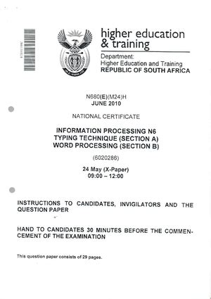 Rezultat imagine pentru Computer Practice N4 Word Processing