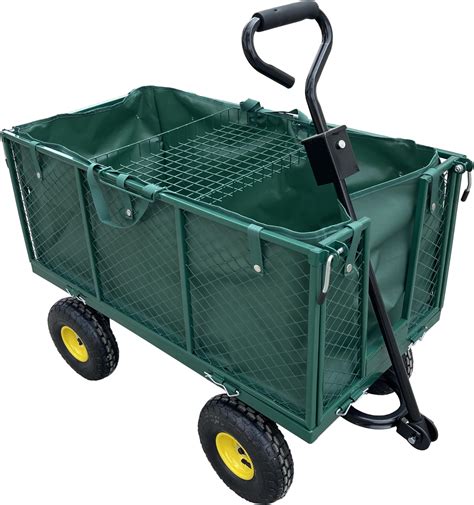 Amazon.com: 38x20x28Inch 660Pound Heavy-Duty Truck Garden Cart Folding ...
