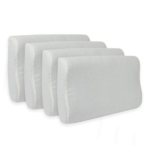 Memory Foam Pillows for Sleeping for Cervical, Lumbar & Knee Pain ...