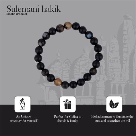 Giri - Sulemani Hakik Bracelet | Healing Bracelets | Black Hakik Bracelet