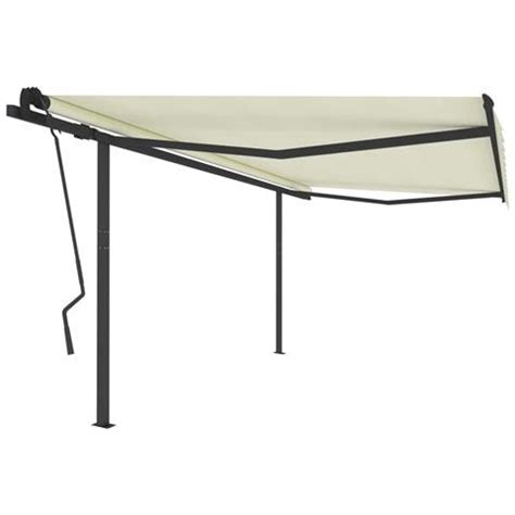 Telo Di Ricambio Per Tende Parasole Retrattili | Anti UV 50+ Impermeabile | 300x250 Cm (10x8 Piedi) | Verde Con Strisce Bianche