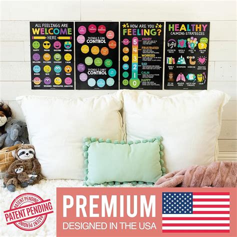 Hadley Designs Feelings Chart For Kids Ages 4-8- India | Ubuy