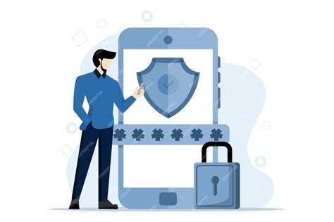 Authentication Tools for Secure Sign-In - Google Safety Center Vector Art Background Vector Art