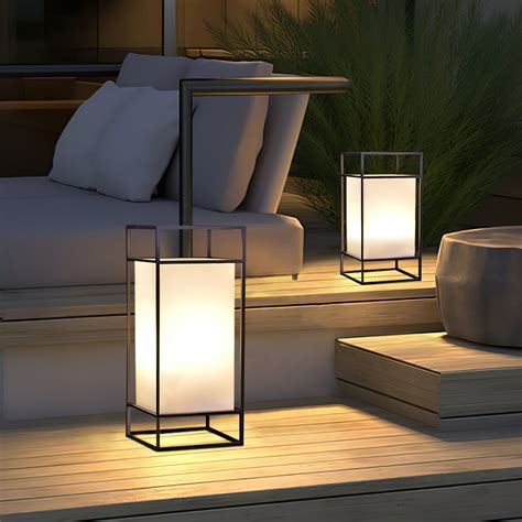 Cleo Lantern Outdoor Table Lamp | Outdoor table lamps, Lantern table ...