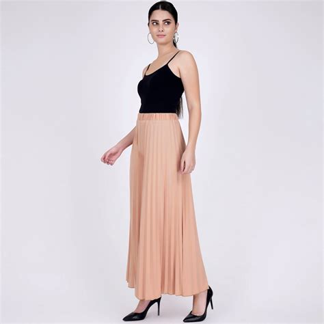 Sienna Brown Wide Leg Pleated Palazzo – First Resort by Ramola Bachchan