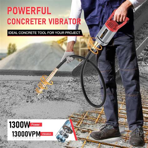 IMAYCC Power Concrete Vibrator 1300W 110V Concrete India | Ubuy