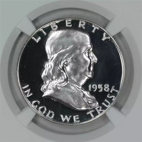 1958-PHILADELPHIA Half Dollars Franklin NGC PF-68 CAMEO - Kearney Coin ...
