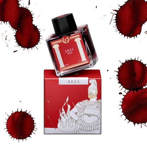 LABAN, Ink Bottle - Greek Mythology II ARES RED. — SWASTIK penn