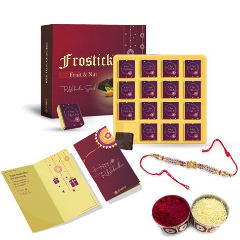 Frostick Rakshabandhan Special Rakhi gift for brother, Chocolate Gift ...