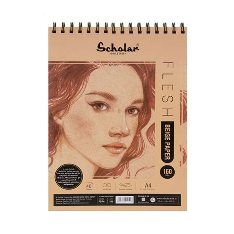 Scholar Artists' Toned Paper Flesh - Beige Smooth 160 GSM Paper | Art ...