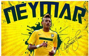 Neymar da Silva Santos Júnior Poster | neymar posters | neymar football ...