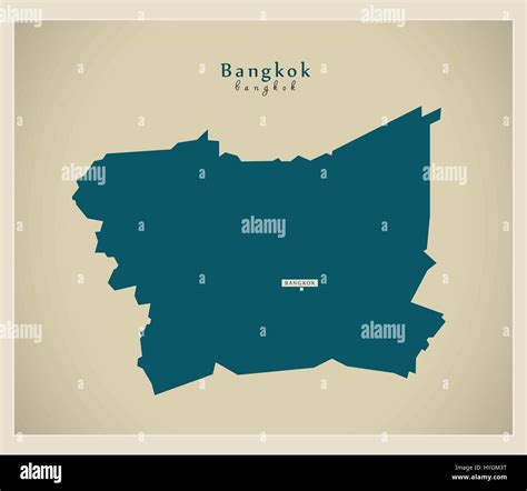Bangkok map Stock Vector Images - Alamy