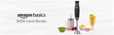 Buy amazon basics 300 Watts Hand Blender With Stainless Steel Stem For ...
