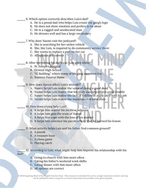 "Catch the Moon" by Judith Ortiz Cofer Quiz and Answer Key | Made By ...