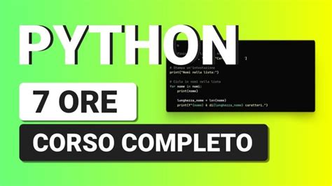 Corso Tutorial Python 的图像结果