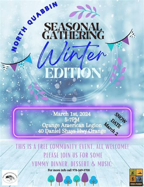 NQ Seasonal Gathering - Winter Edition , American Legion, Orange, March ...