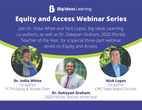 Equity and Access Webinar Series | Big Ideas Learning