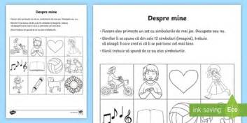 Despre mine - Activitate Romanian