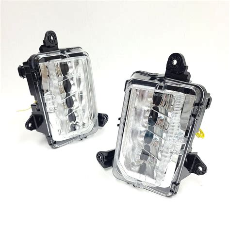 For 2019 2020 2021 GMC Sierra 1500 Denali LED Fog Lights Kit with Bezel ...