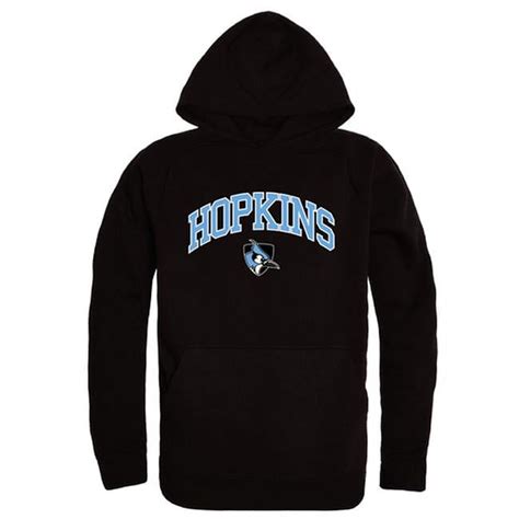 W Republic 540-319-BLK-04 Johns Hopkins University Campus Hoodie, Black ...
