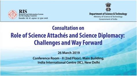Consultation on Role of Science Attaches and Science Diplomacy ...