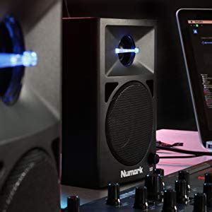 Numark NWave 360 |60 W Active Desktop DJ Speakers with Tweeter LED ...