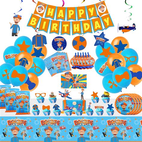Buy Birthday Party Supplies for Blippi, English Teacher Party Supplies ...