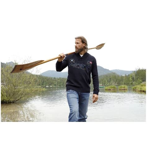 Jan Vanderstorm Pullover HAMAR dunkelblau Fabrik Onlineshop | Bekleidung