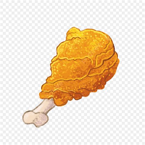 Fried Chicken Drumstick Clipart