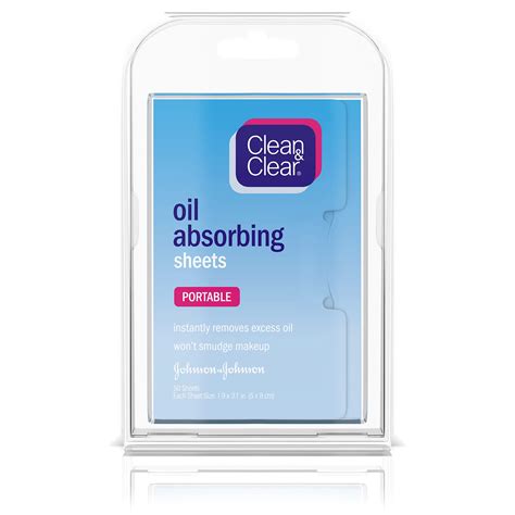 Clean and Clear Oil-Absorbing Sheets 50 Count : Amazon.es: Belleza