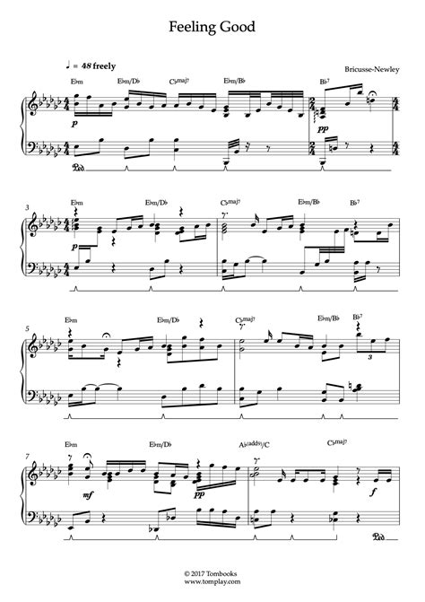 Feeling Good (Advanced Level) (Michael Bublé) - Piano Sheet Music